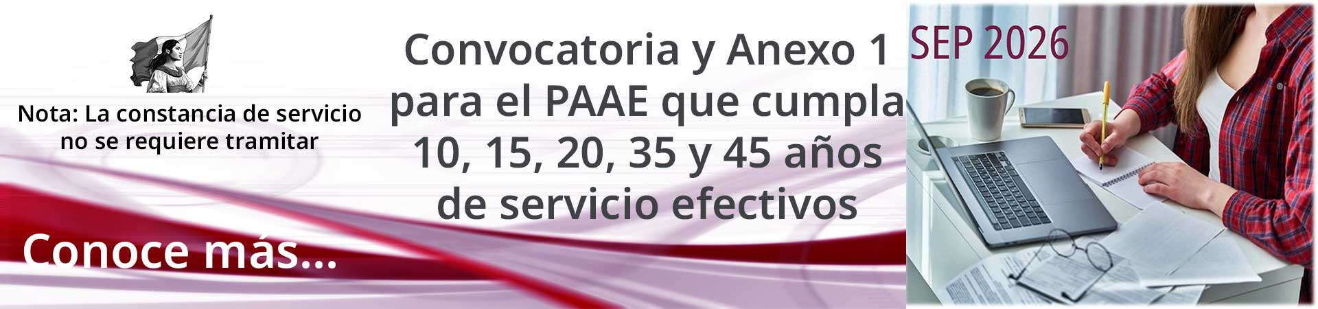 Convocatoria PAAE 2026